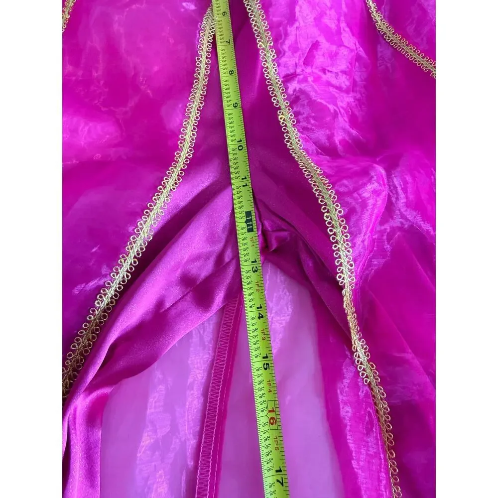 Disney Store Princess Jasmine Pink Costume Live Action Aladdin Girls Medium 7/8 - Picture 12 of 16